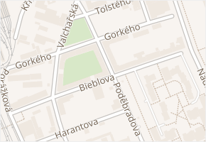 Gorkého v obci Ostrava - mapa ulice