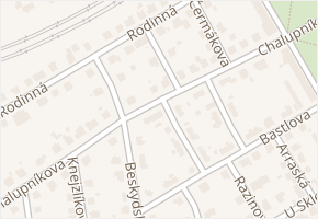 Grégrova v obci Ostrava - mapa ulice
