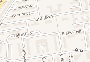 Gurťjevova v obci Ostrava - mapa ulice