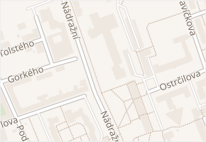 Harantova v obci Ostrava - mapa ulice
