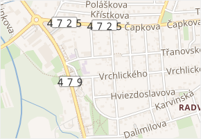 Havláskova v obci Ostrava - mapa ulice