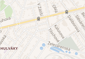 Herbenova v obci Ostrava - mapa ulice