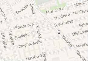Heritesova v obci Ostrava - mapa ulice