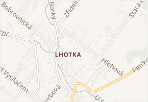 Hlohová v obci Ostrava - mapa ulice