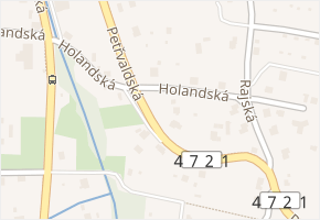 Holandská v obci Ostrava - mapa ulice