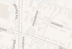 Holvekova v obci Ostrava - mapa ulice