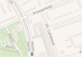 Horní v obci Ostrava - mapa ulice