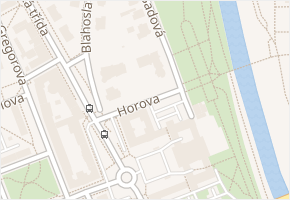 Horova v obci Ostrava - mapa ulice