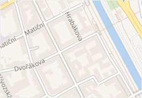 Hrabákova v obci Ostrava - mapa ulice
