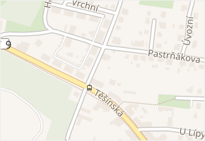 Hranečník v obci Ostrava - mapa ulice