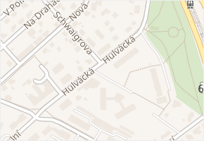 Hulvácká v obci Ostrava - mapa ulice
