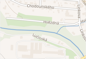 Hvězdná v obci Ostrava - mapa ulice