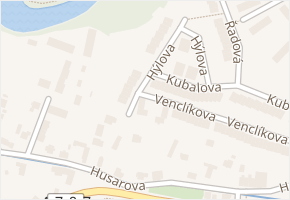 Hýlova v obci Ostrava - mapa ulice