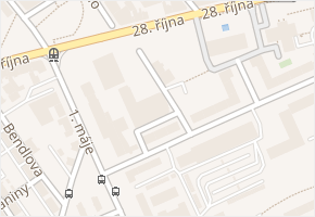 Jablonského v obci Ostrava - mapa ulice