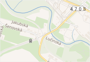 Jakubská v obci Ostrava - mapa ulice