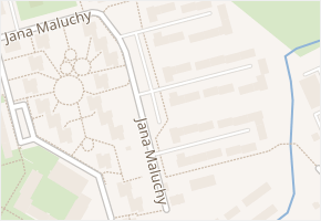 Jana Maluchy v obci Ostrava - mapa ulice