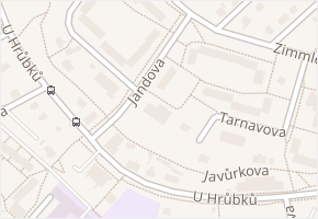 Jandova v obci Ostrava - mapa ulice