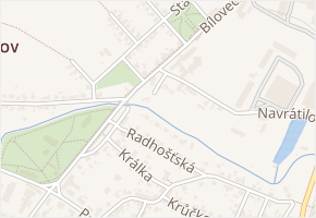 Jarní v obci Ostrava - mapa ulice