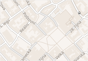 Jiráskovo náměstí v obci Ostrava - mapa ulice