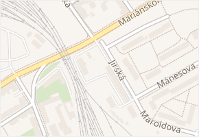 Jirská v obci Ostrava - mapa ulice