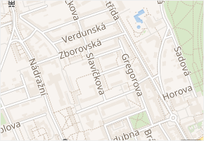 Josefa Lady v obci Ostrava - mapa ulice