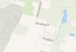 Josefova v obci Ostrava - mapa ulice