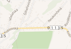 K Černavám v obci Ostrava - mapa ulice