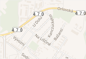 K Důlkům v obci Ostrava - mapa ulice