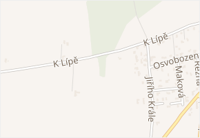 K Lípě v obci Ostrava - mapa ulice