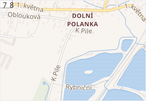 K Pile v obci Ostrava - mapa ulice