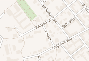 Karasova v obci Ostrava - mapa ulice