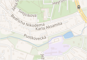 Karla Aksamita v obci Ostrava - mapa ulice