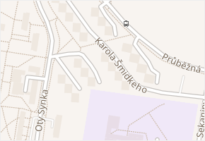 Karola Šmidkeho v obci Ostrava - mapa ulice