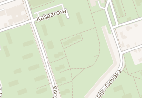 Kašparova v obci Ostrava - mapa ulice