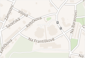 Keltičkova v obci Ostrava - mapa ulice