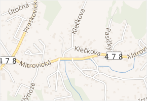 Klečkova v obci Ostrava - mapa ulice