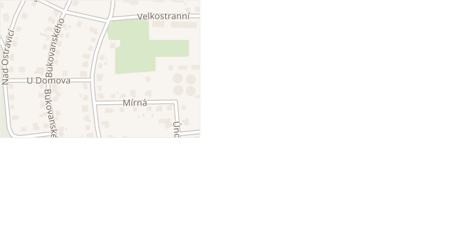 Komerční v obci Ostrava - mapa ulice