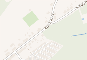 Koněvova v obci Ostrava - mapa ulice