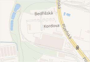 Kordova v obci Ostrava - mapa ulice