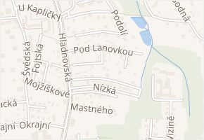 Kosá v obci Ostrava - mapa ulice