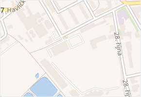 Kosmonautů v obci Ostrava - mapa ulice
