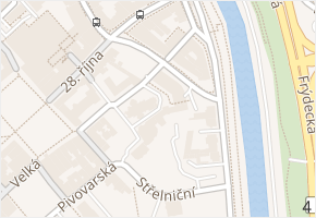 Kostelní v obci Ostrava - mapa ulice