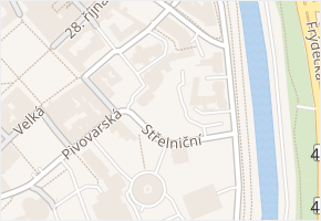 Kostelní náměstí v obci Ostrava - mapa ulice