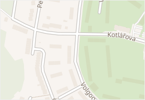 Kotlářova v obci Ostrava - mapa ulice