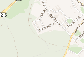 Kozácká v obci Ostrava - mapa ulice