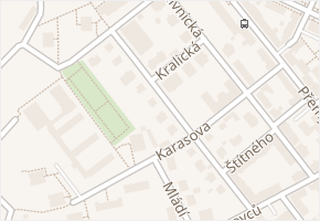 Kralická v obci Ostrava - mapa ulice