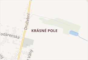 Krásné Pole v obci Ostrava - mapa části obce
