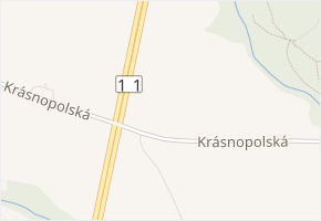 Krásnopolská v obci Ostrava - mapa ulice