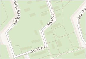 Krestova v obci Ostrava - mapa ulice