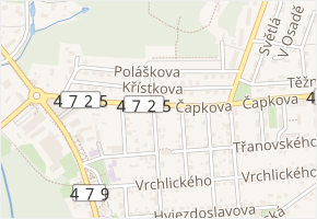 Křístkova v obci Ostrava - mapa ulice